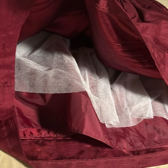 Burgundy/Red Princess Dress - Picture 5 of 6